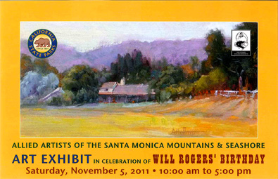 Will Roger's Birthday November 5 , 2011 with Dutch Newman and the Musical Melodians at Will Rogers State Historic Park in the Pacific Palisades